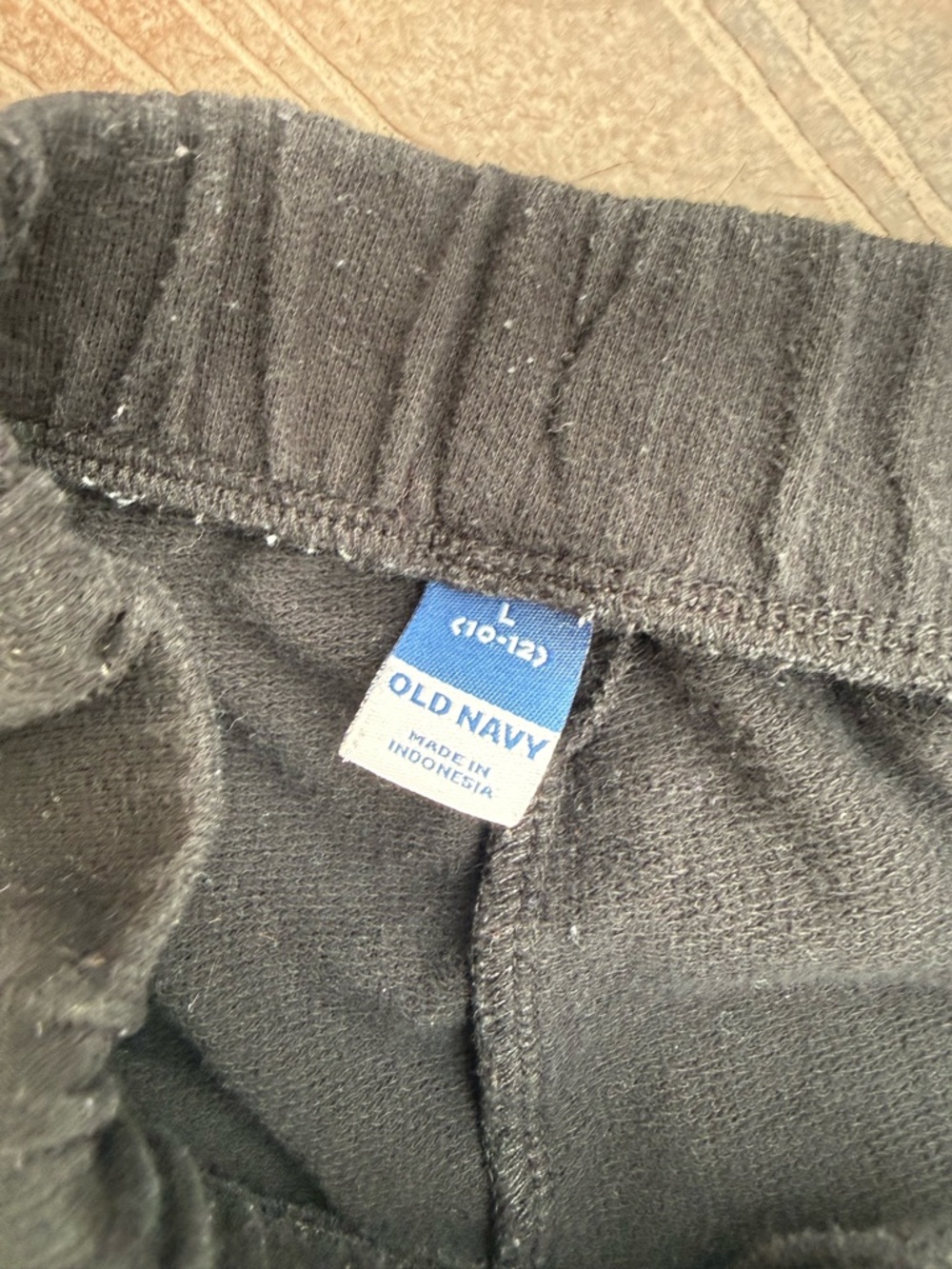 Bundle of 2 Old Navy Jeans & Black Athletic Shorts White Trim sz10 youth girls - Picture 6 of 9